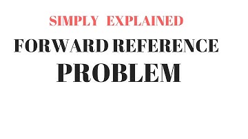 Forward reference problem in Hindi