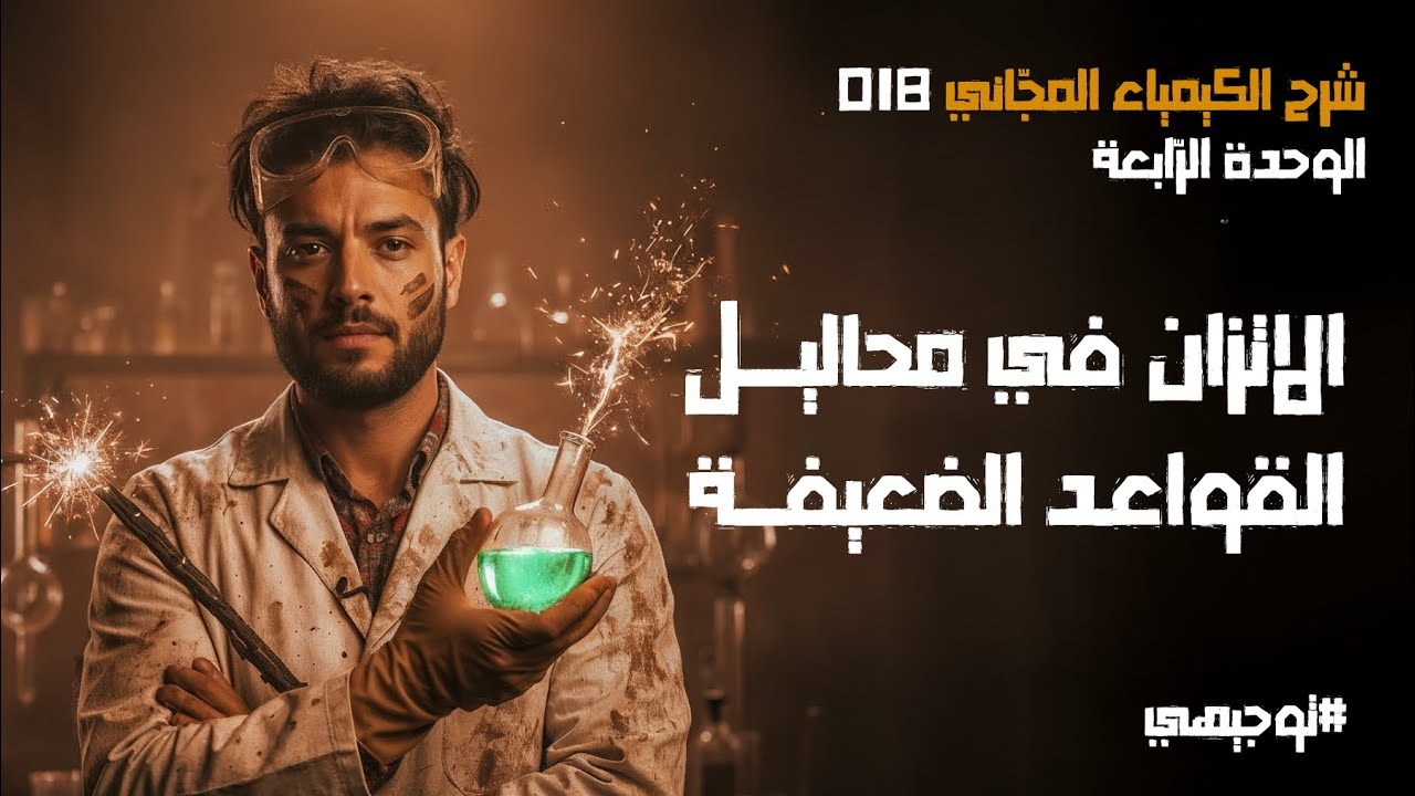 الاتزان في محاليل القواعد الضعيفة | 18 | توجيهي 2008 | محمد أبو الهيجاء