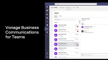 Powering voice with Vonage Business Communications for Teams