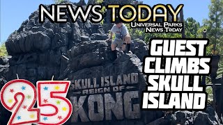 Islands of Adventure Celebrates 25 Years, Guest Climbs Skull Island