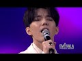 The EMIGALA 2022 - Dimash performs "S.O.S" after receiving the Artist in Fashion award.