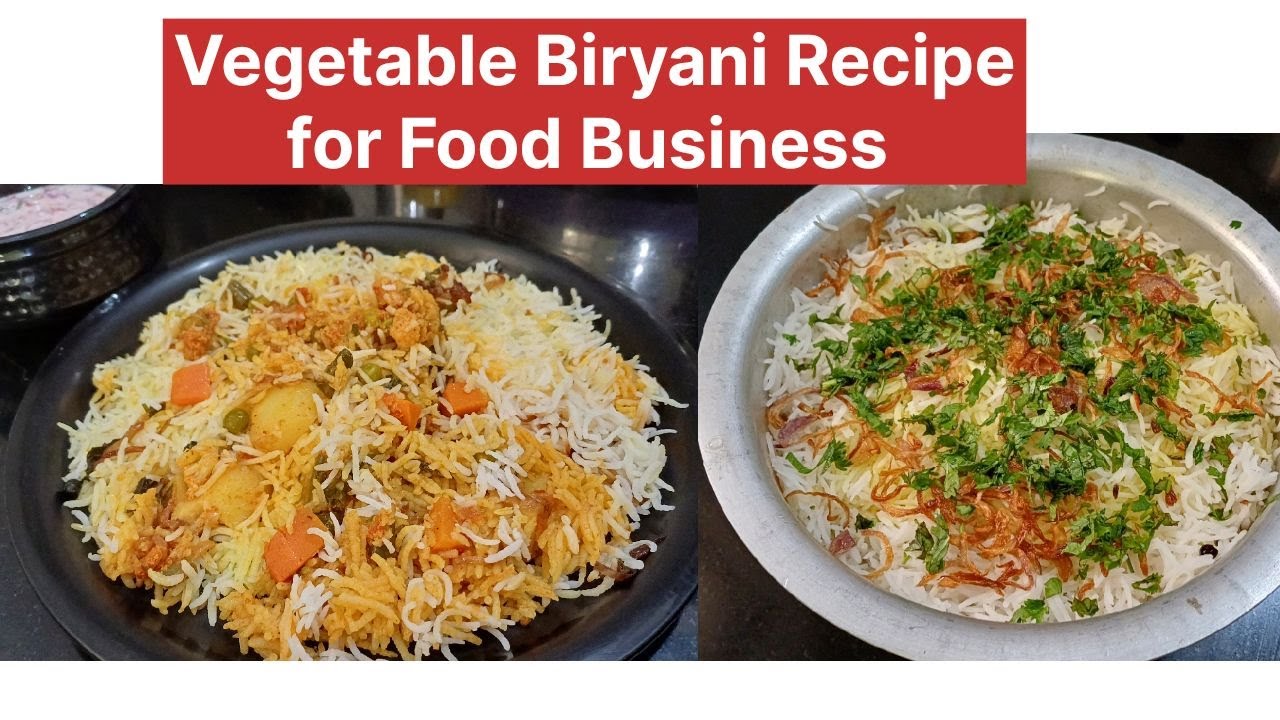 How to do Food Business from Home - Vegetable Biryani Recipe 