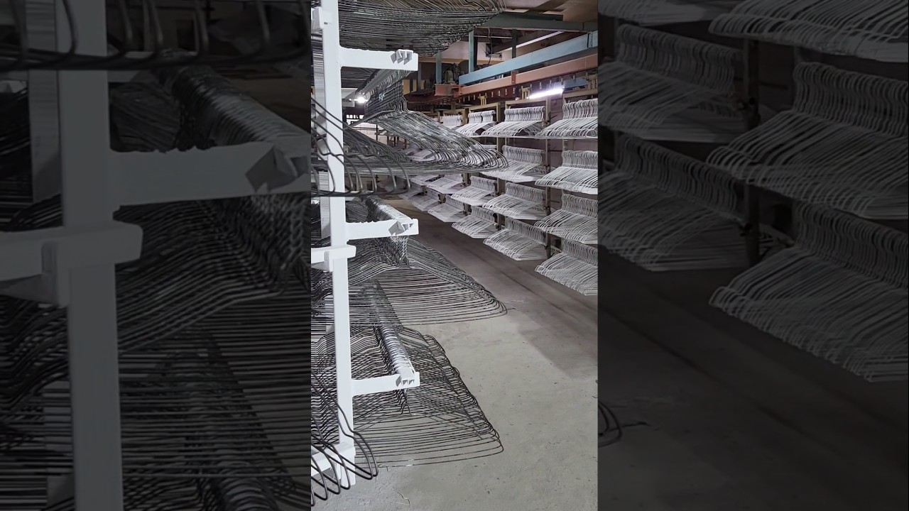 Clothes Hanger Making Process | Industrial Manufacturing.