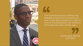 Cleveland Mayor Justin Bibb calls for protestors to keep their protests peaceful
