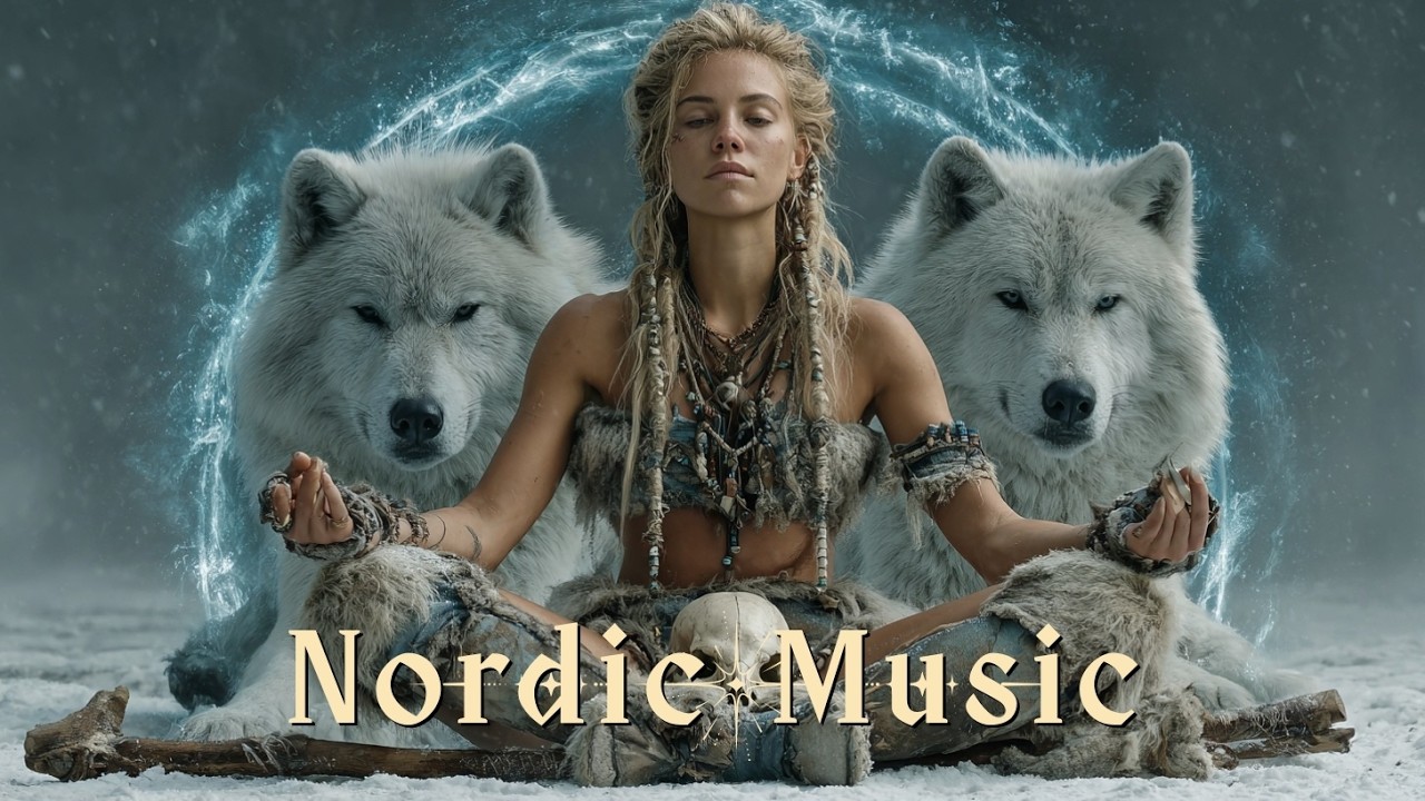 Скандинавская народная музыка Битва викингов Эпическая атмосфера Северного сияния