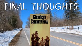 Final Thoughts | Cannery Row | John Steinbeck | Historical Fiction