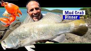 2 Day Mothership - Rock Fishing - Epic fish action - Mud Crabs - Catch &amp; Cook - Day 1 - EP.581