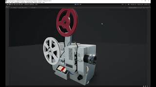 Old Movie Projector Unity