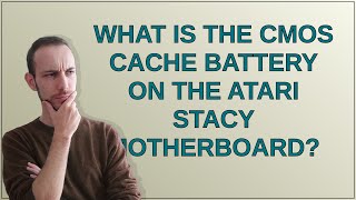 Retrocomputing What Is The Cmos Cache Battery On The Atari Stacy Motherboard?