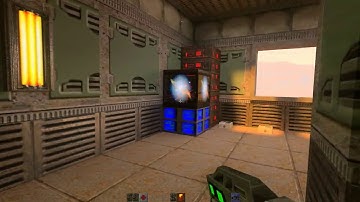 Quake II RTX | Ray-Tracing | Glass Window Refraction & Reflection