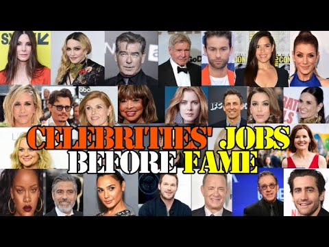 CELEBRITIES' JOBS BEFORE BECOMING FAMOUS - YouTube