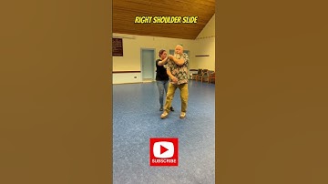 Basic jive routine: Right Shoulder Slide; Shuffle & Lock #jivelessons #rocknroll #rockabilly #dance