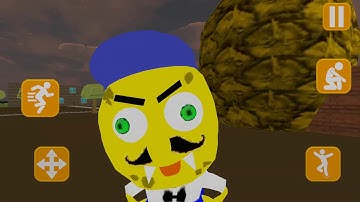 Neighbor Sponge Scary Secret | Android Gameplay.