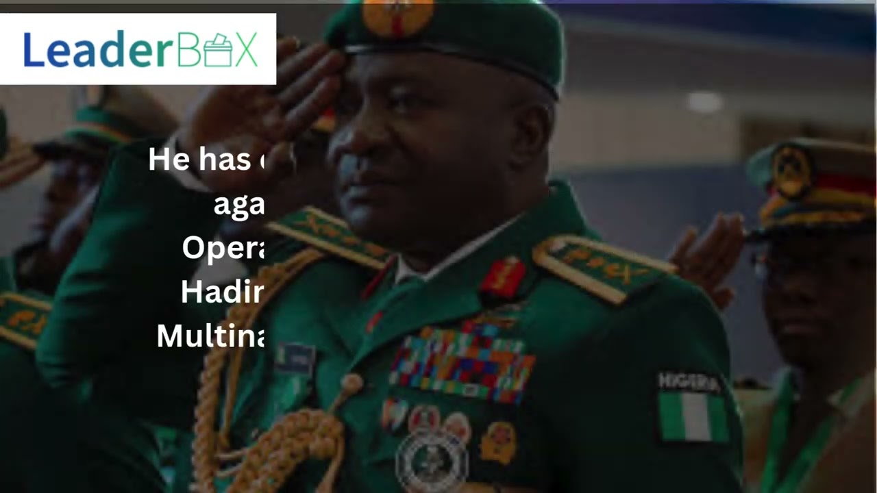 Profile of Christopher Gwabin Musa,  Minister of Defence, Federal Republic of Nigeria.