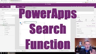 PowerApps Search Function screenshot 2