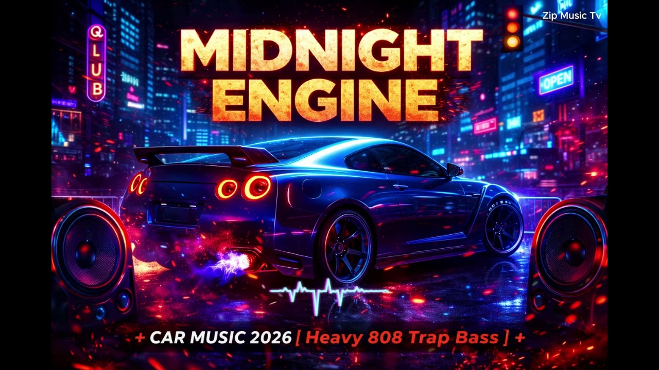 Midnight Engine 🔥 | Car Music 2026 | Heavy 808 Trap Bass | Night Drive EDM