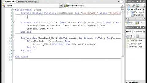 Textbox Scrolldown (Visual Basic 2005 1-49) Part 2