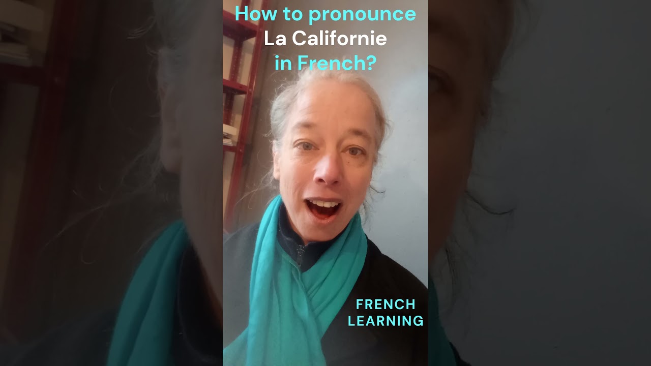 💡How to say CALIFORNIA in French🐿️