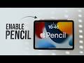 How to Enable iPad Pencil (tutorial)