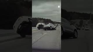 Car Rolls Over In Crash