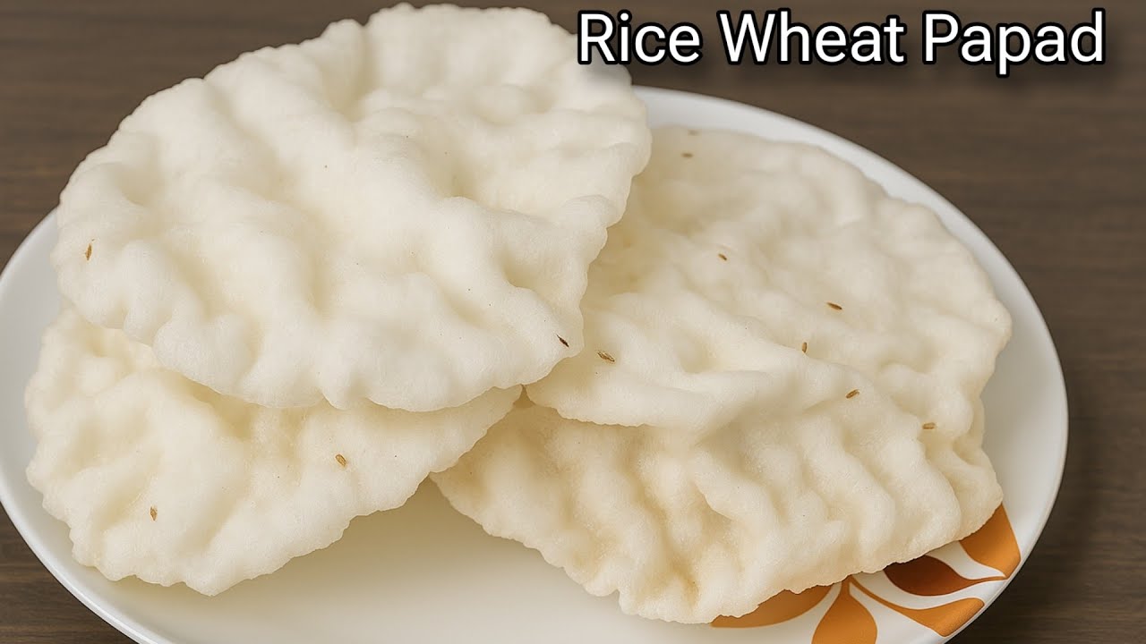 चावल गेहूं के पापड़ | Rice and Wheat Papad | Chawal Aur Gehu Ke Papad ...