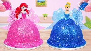 Perfect Pull me up Cake  👑 Miniature Disney Princess Cake with Beautiful Ribbon 🎀  Mini Cakes by Mini Cakes  31,669 views 1 day ago 2 hours