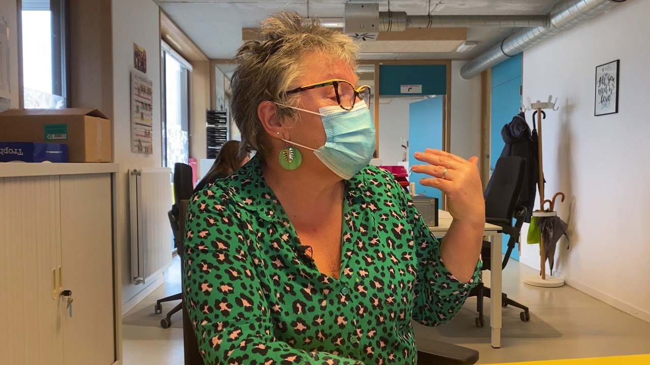 Vrijwilliger Lydia in ldc Den Abeel