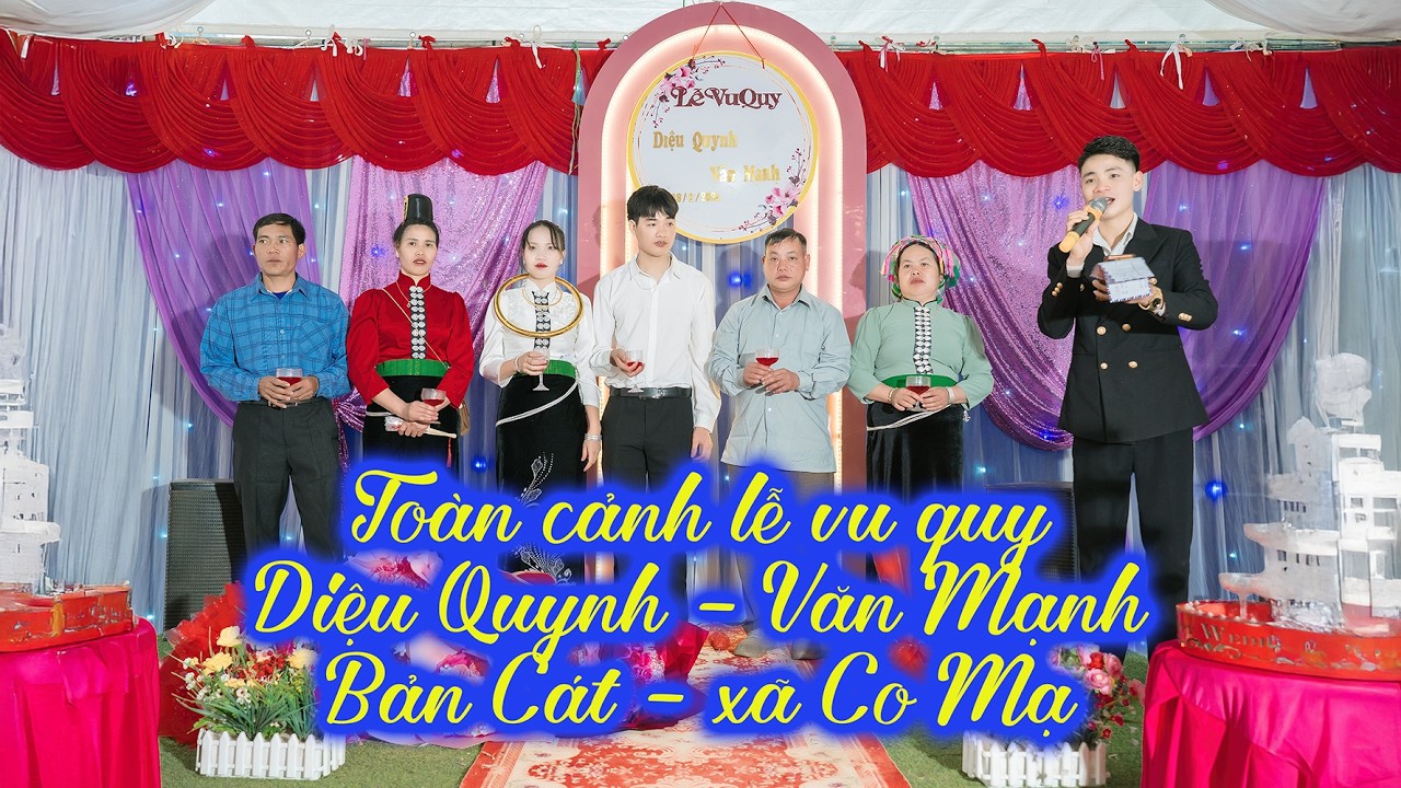 Toàn cảnh lễ vu quy Diệu Quynh - Văn Mạnh 