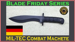 MIL-TEC combat Machete - item 15366000 - #bladefriday Knife review. [Blade Friday Series]