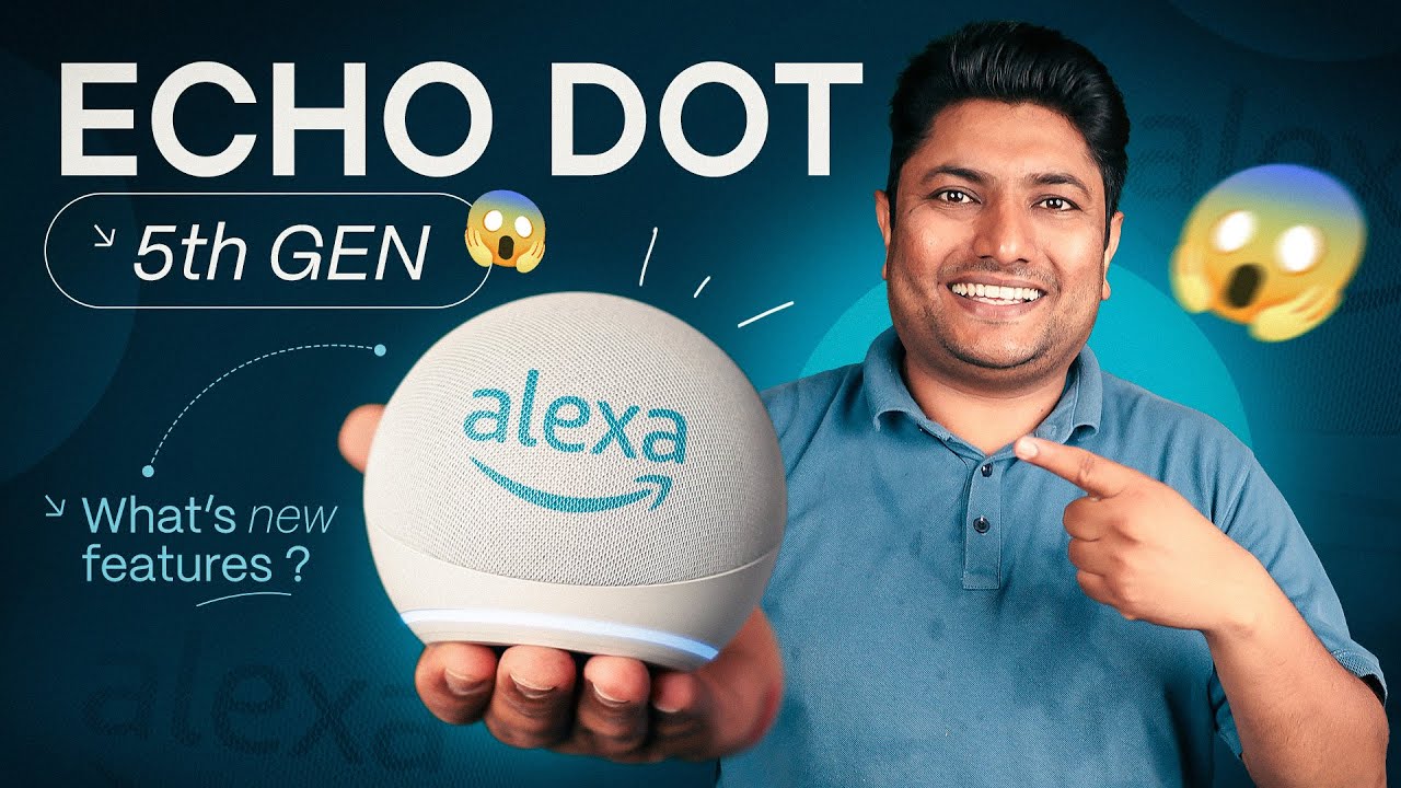 Assistant vocal  Alexa Echo Dot 5 ème génération