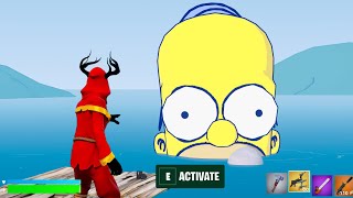I Glitched To GIANT HOMER in Fortnite (Chapter 7)