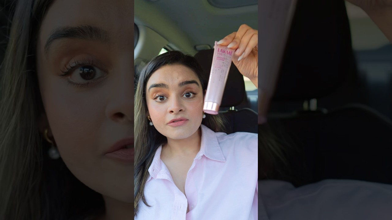 Getting ready in the car because… life 