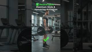 THIS RDL MISTAKE CAN HURT YOUR LOWER BACK! 🚨#shorts #RomanianDeadlift #GymTips #Fitness #Workout