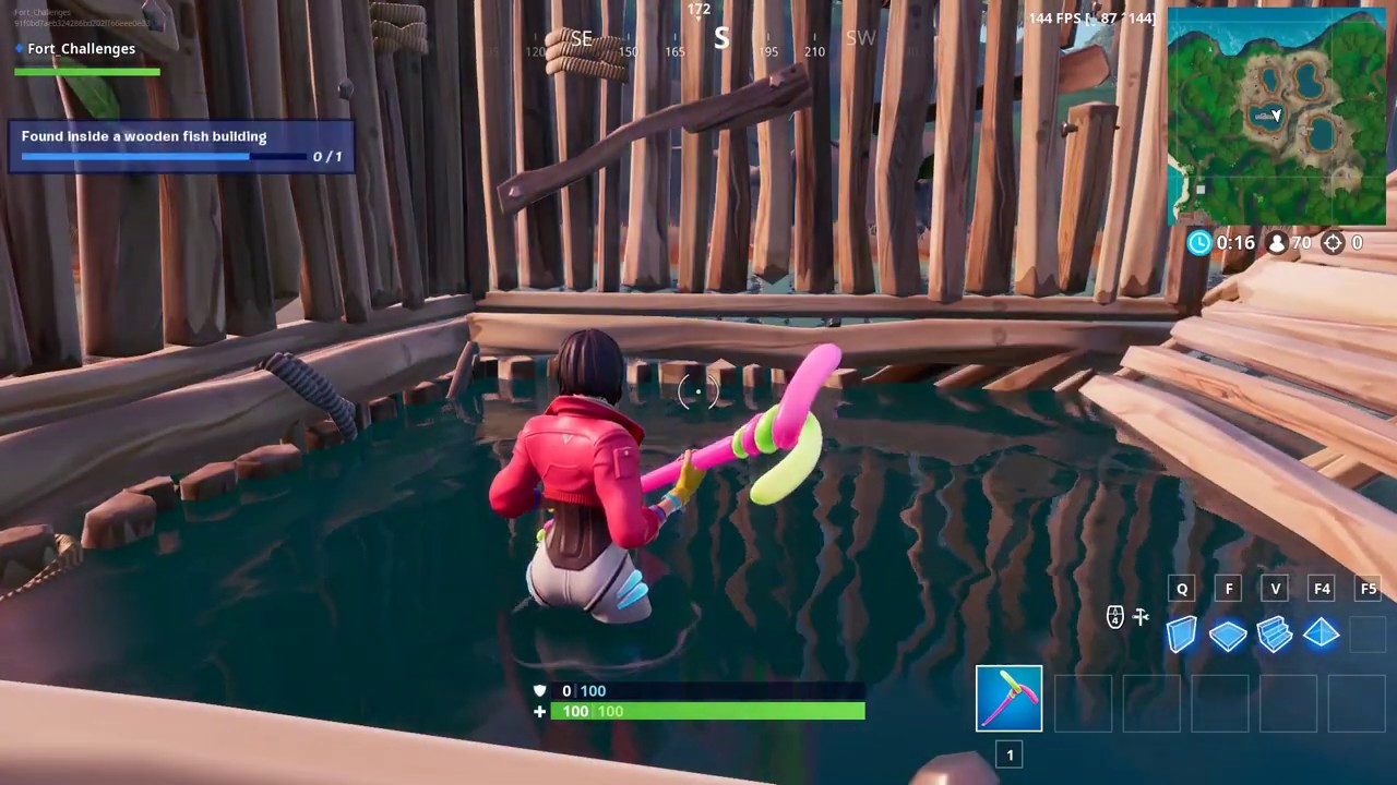 #17 Found inside a wooden fish building