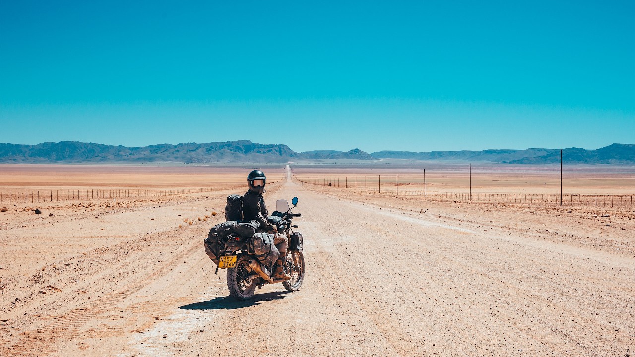 Exploring Namibia Africa by motorbike - Episode 5