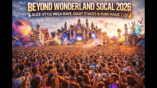 BEYOND WONDERLAND SOCAL 2026 — ALICE-STYLE MEGA RAVE, GIANT STAGES & PURE MAGIC (4K HDR) 🐇🎡🔥
