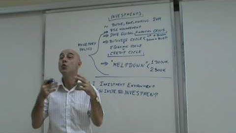 Investments - Lecture 01