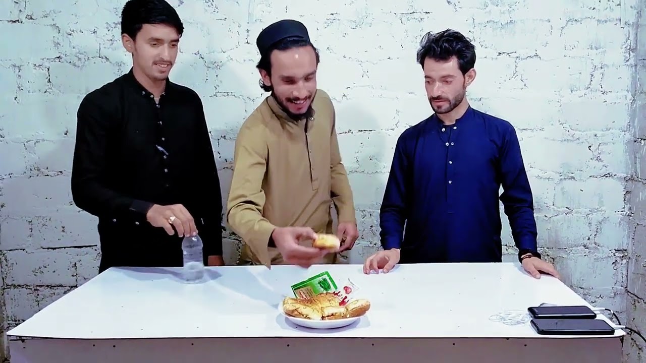 Bottle flip game burger 🍔 challenge 