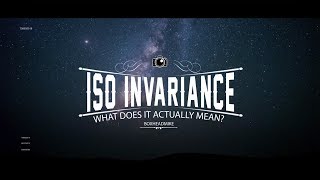 What is ISO Invariance and how it can help your photography (with downloadable examples, A7iii)