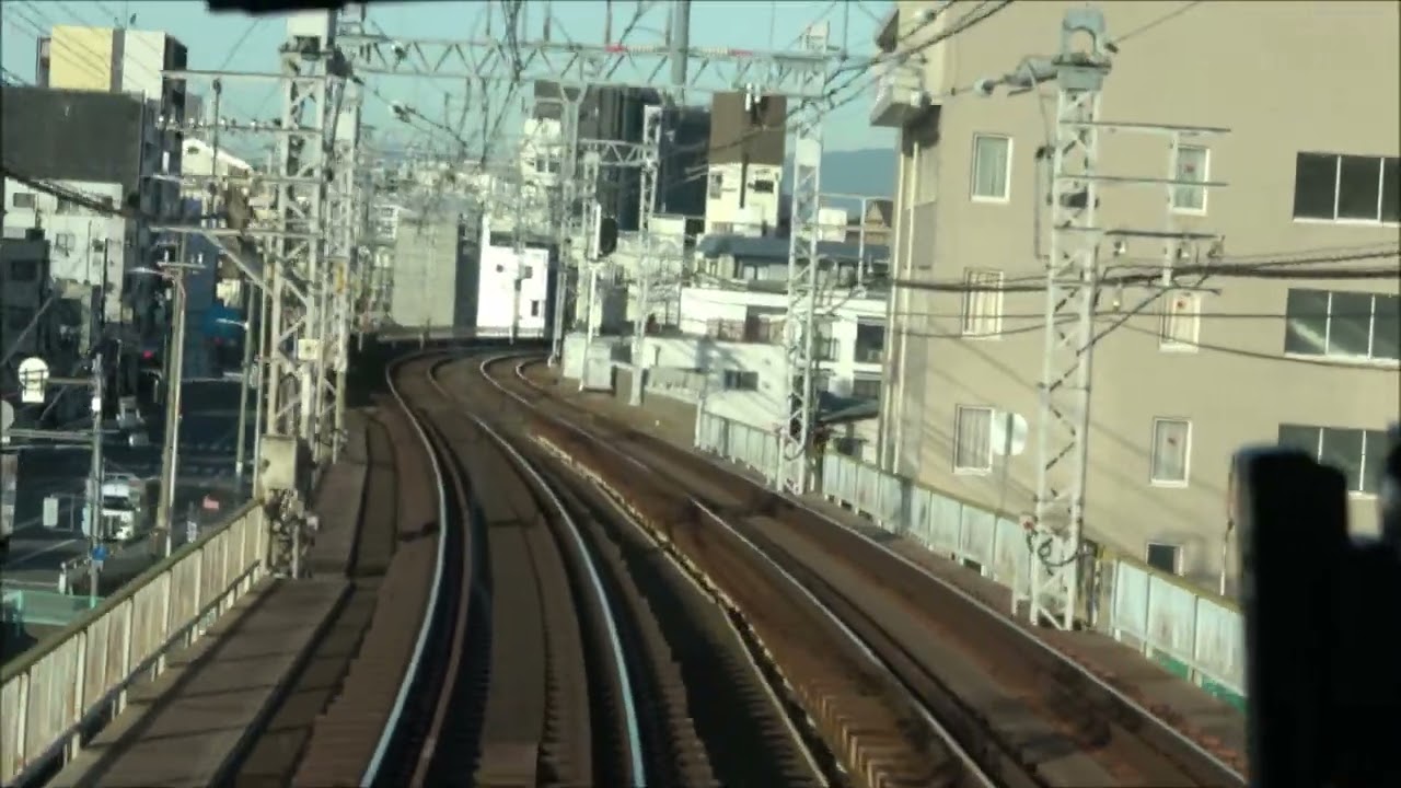 【前面展望動画】阪神なんば線　1000系普通　大阪難波→尼崎