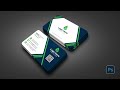 Business card design in photoshop  visiting card design pixelayout