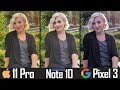 iPhone 11 Pro vs Note 10 vs Pixel 3 - Hardcore Camera Comparison!