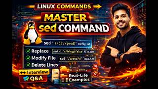 Linux SED (sed) Tutorial with Real DevOps Examples + Interview Questions