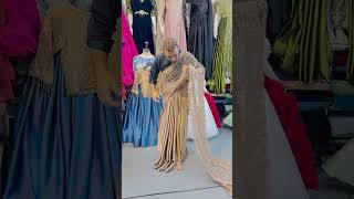 Beautiful Lehnga saree style #saree #sarees #sareelove #sareefashion #sareecollection #sareedraping