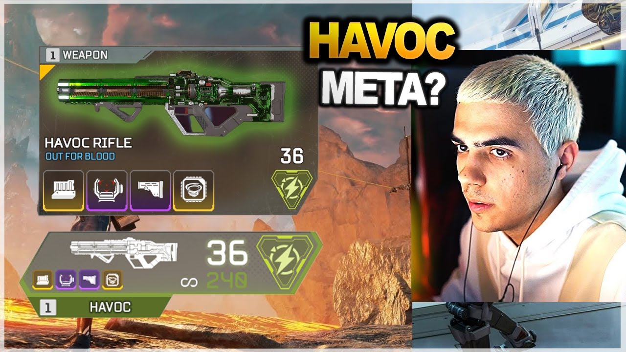 TSM Imperialhal tries using the Havoc in predator lobby  ( apex legends )