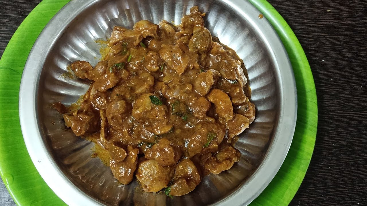 కందన కాయల కర్రీ//chicken gizzards curry//kandanakayala curry telugu