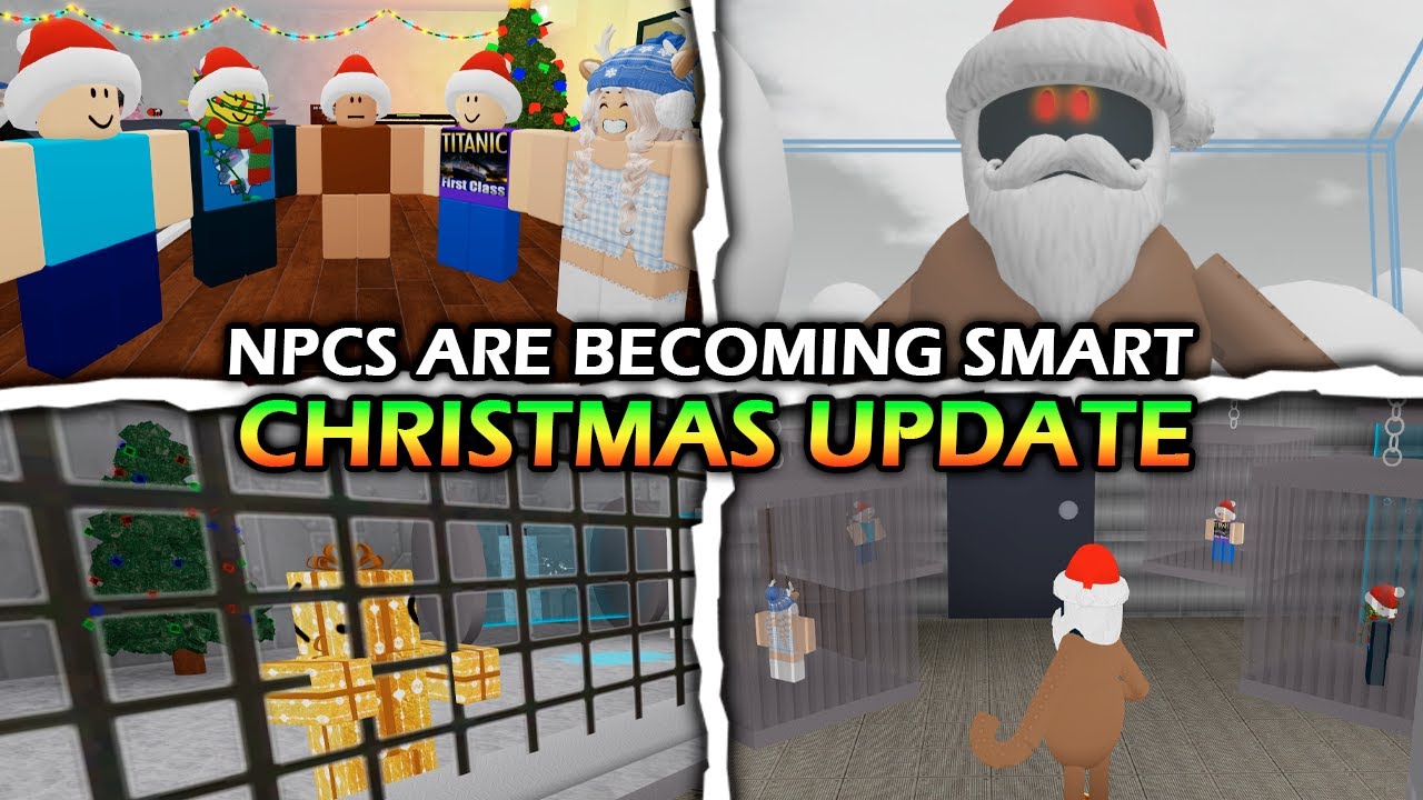 ROBLOX NPCs are becoming smart! - Christmas Update - (All Endings & Badges)