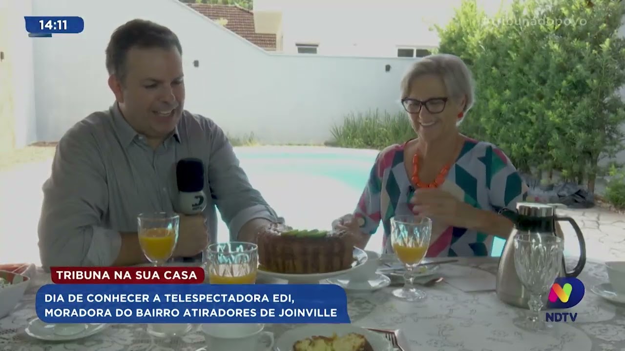 Tribuna Na Sua Casa: dia de conhecer a telespectadora Edi, moradora do bairro Atiradores em Jlle