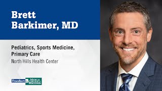 Dr. Brett Barkimer, pediatrician and internal medicine physician