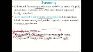 7 Screening epidemiology - Medical Research Lounge